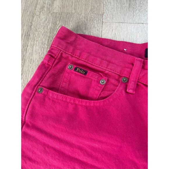 Polo Ralph Lauren Hot Pink Cutoff Shorts W 29 L 14 - Picture 3 of 10